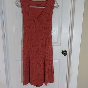 Toad and co wrap dress pockets orange